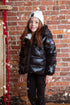 Ellabee Black Jacket with White Shearling